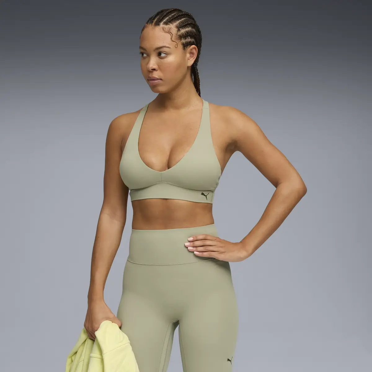 Puma SHAPELUXE PLUNGE BRA - LOW Kadın Sütyen & Bralet