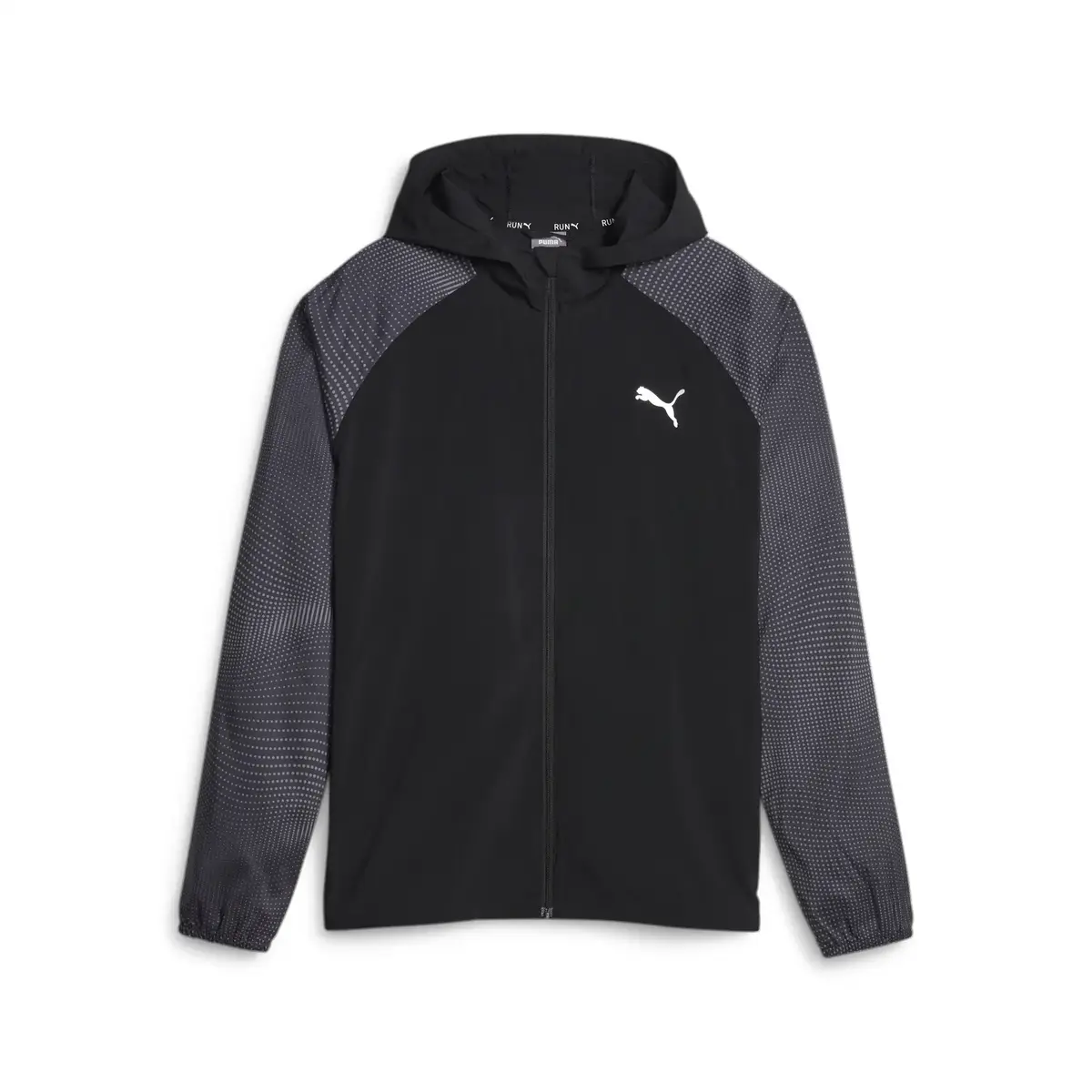 Puma RUN FAV AOP WOVEN JACKET M Siyah Erkek Ceket