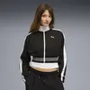 PUMA T7 Pique Cropped Jacket Siyah  Kadın Ceket