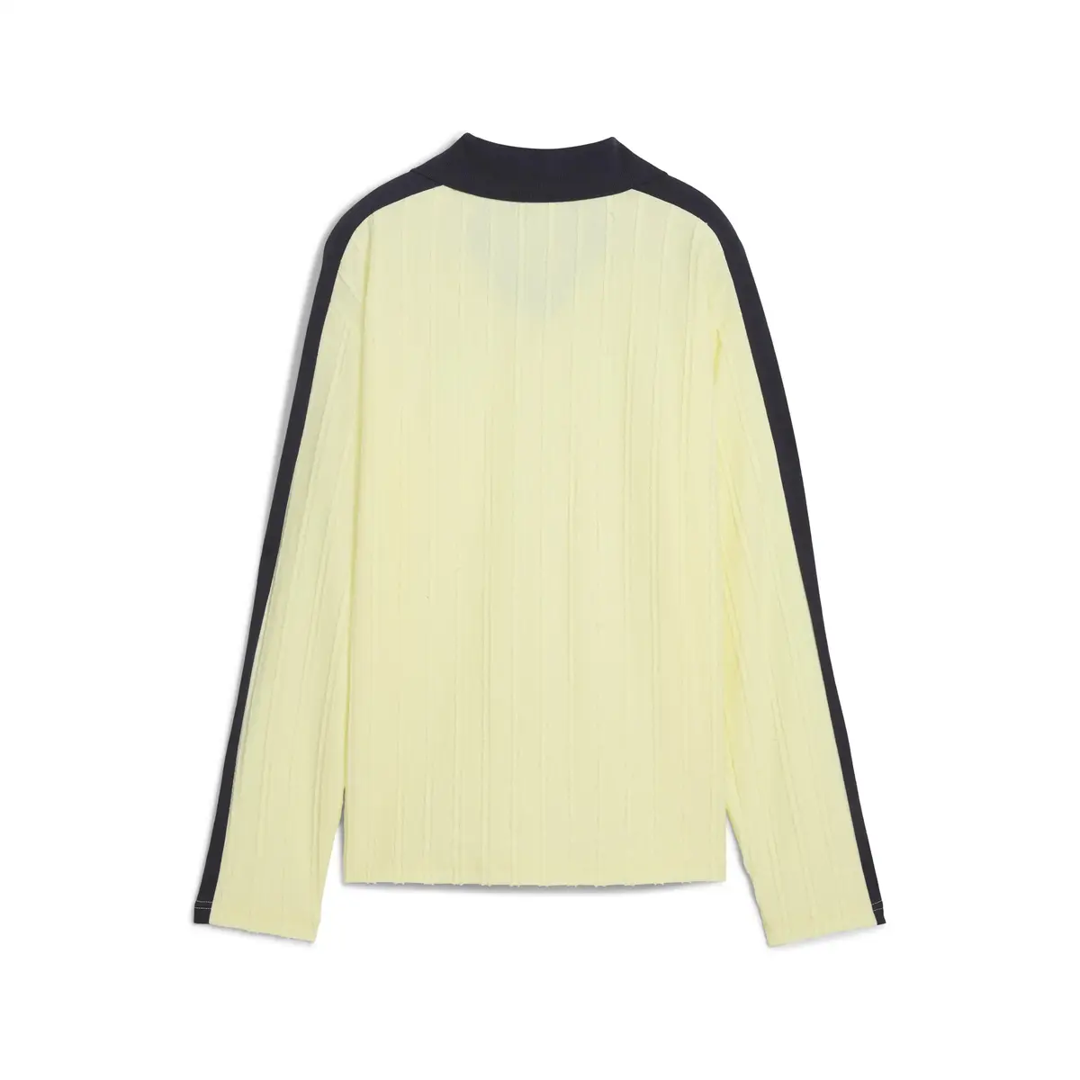 Puma T7 Relaxed Long Sleeve Polo Sarı Kadın Polo T-Shirt