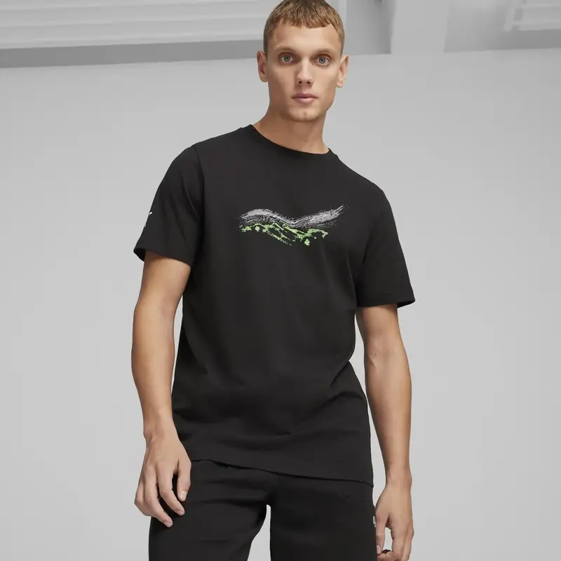 PUMA MAPF1 ESS Car Graphic Tee Siyah Erkek T-Shirt