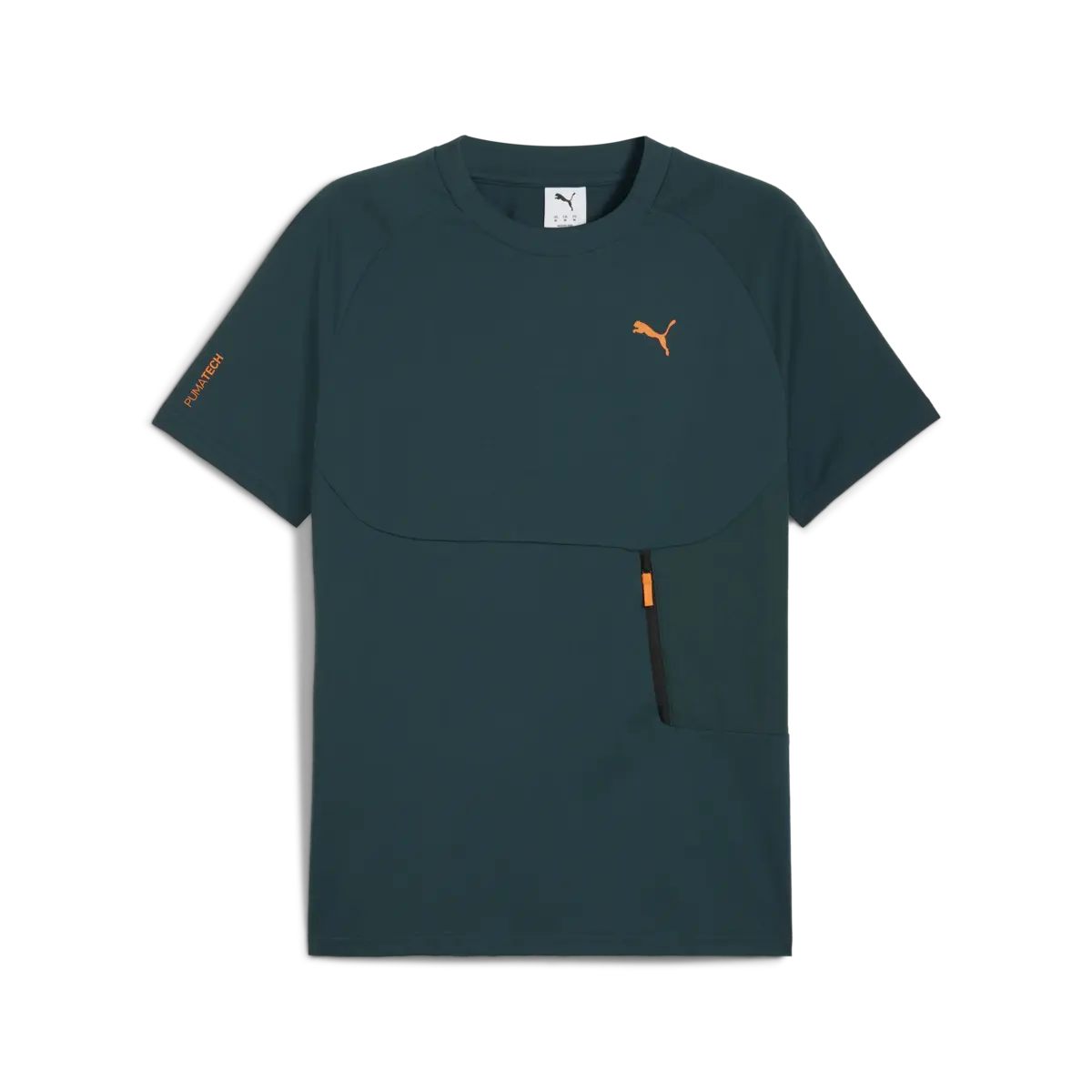 Puma PUMATECH Pocket Tee Yeşil Erkek T-Shirt