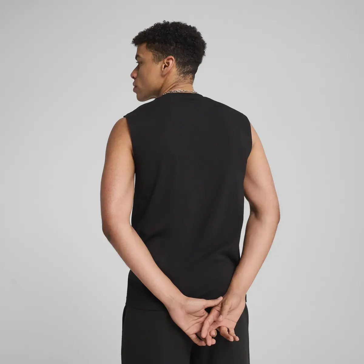 Puma ESS Sleeveless Tee Siyah Erkek T-Shirt & Polo