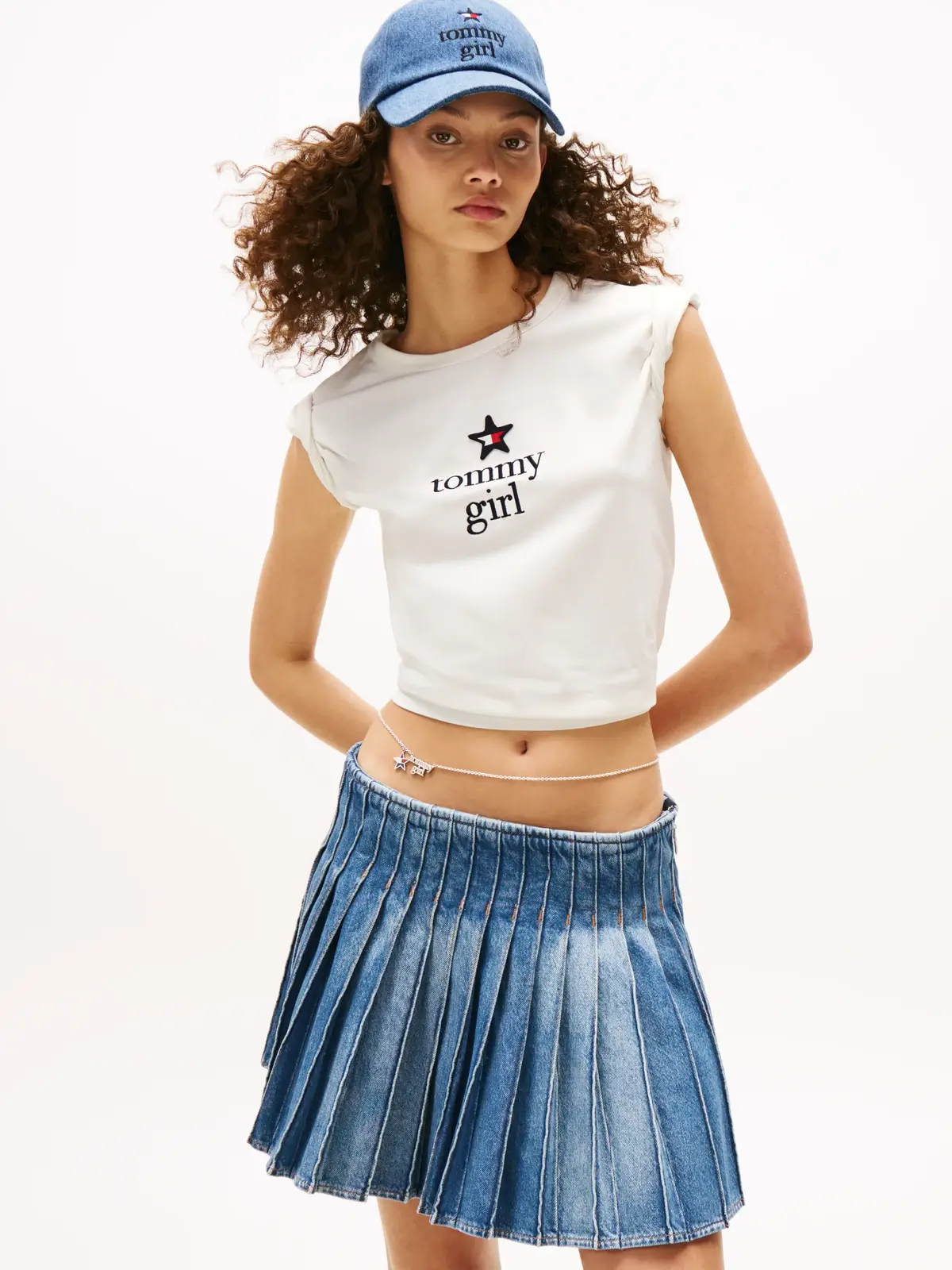 TOMMY GIRL GRAPHIC T, YBL