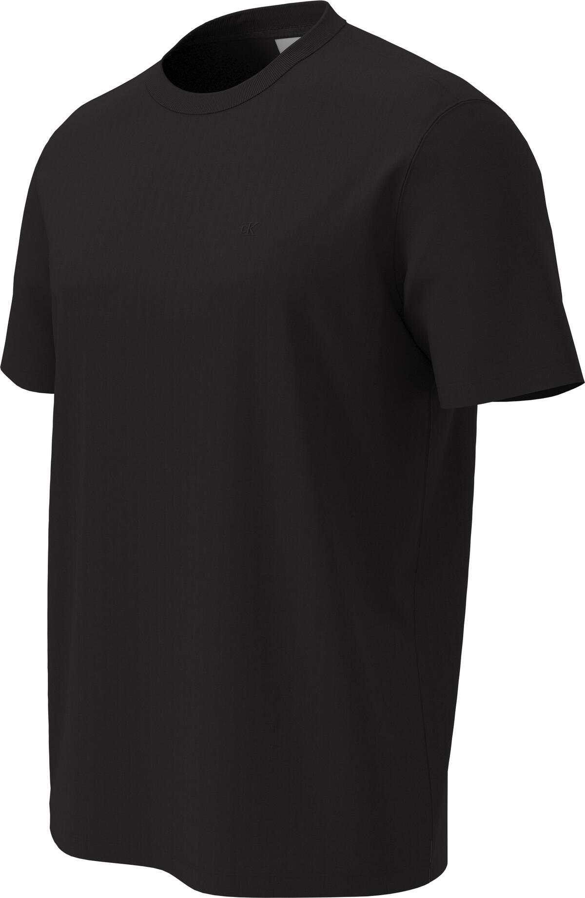 Calvin Klein SS SLIM STRETCH COTTON CREWNK TE Siyah Erkek T-Shirt