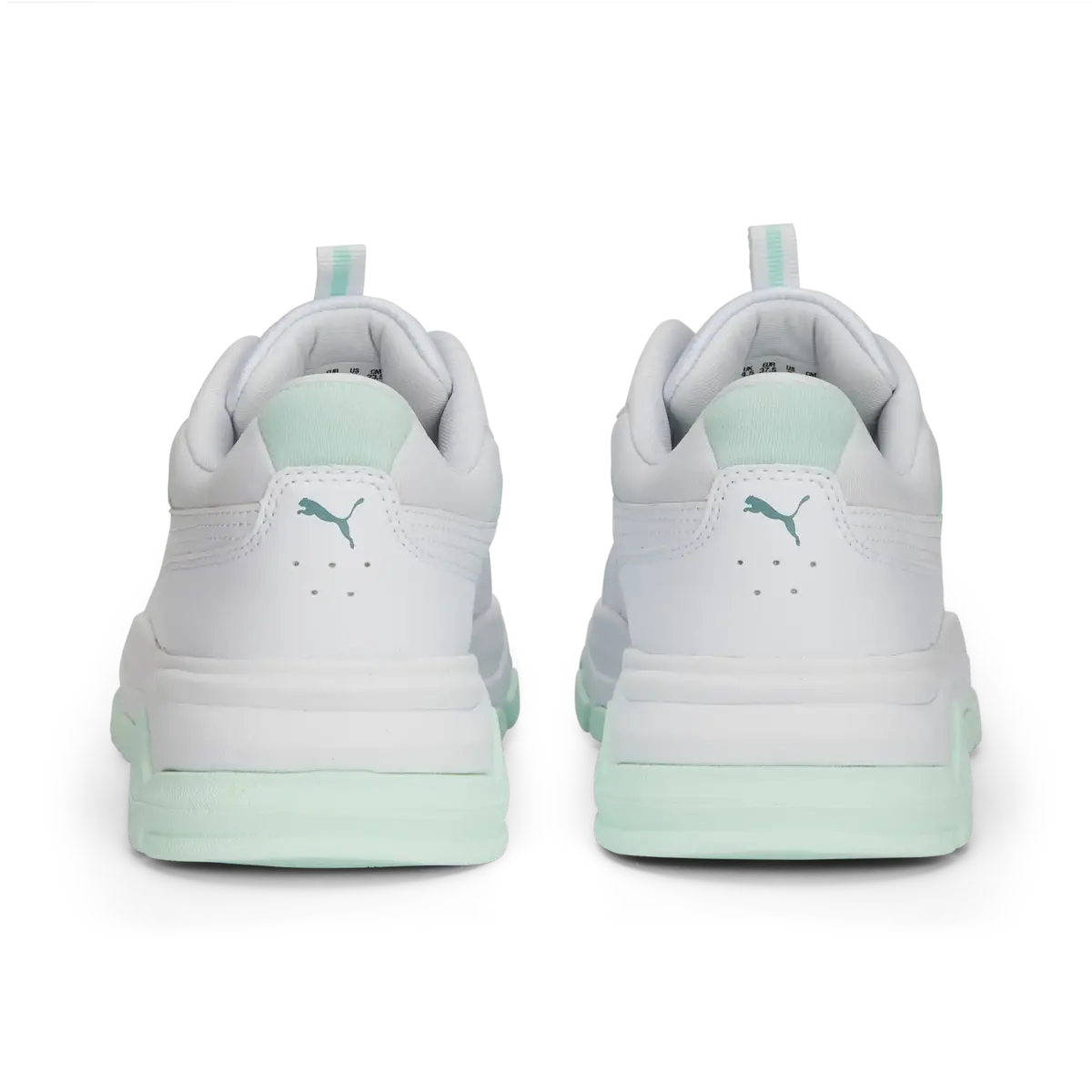Puma Cassia Via PUMA White-Minty Burst-Adriat Beyaz Kadın Günlük Spor Ayakkabı