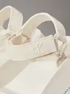 Calvin Klein SANDAL VELCRO WEBBIN, AEO Krem Kadın Terlik