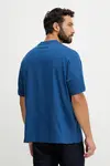 Calvin Klein SS 30S MICRO MONOLOGO GRAPHIC TE Mavi Erkek Tişört