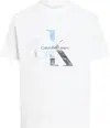 Calvin Klein PHOTO MONOGRAM TEE, YAF Beyaz Erkek T-Shirt & Polo