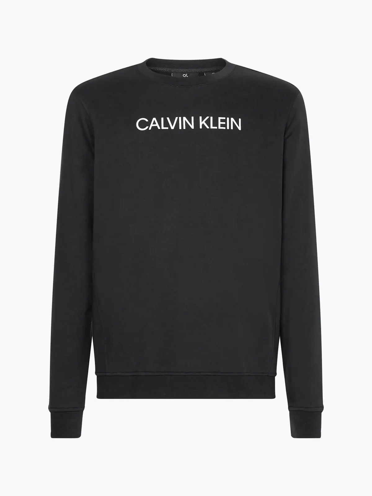 Calvin Klein PW - Pullover Erkek Siyah Sweatshirt
