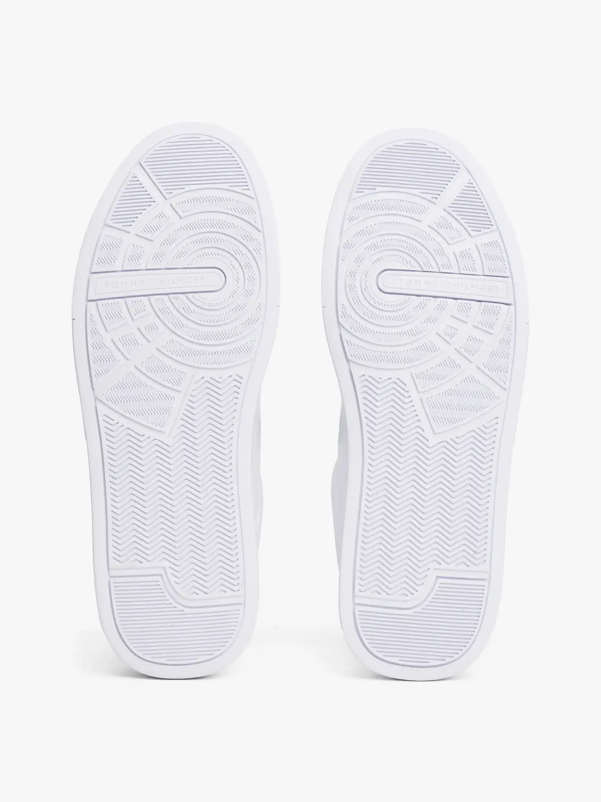 Tommy Hilfiger TH COURT LTH DETAIL, 0LD Beyaz Erkek Spor Ayakkabı & Sneaker