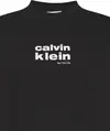 Calvin Klein LS 350FLEECE RETRO GRAPHIC CREWN Erkek Siyah Sweatshirt