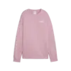 Puma ESS Small Logo Relaxed Crew Pembe Kadın Sweatshirt
