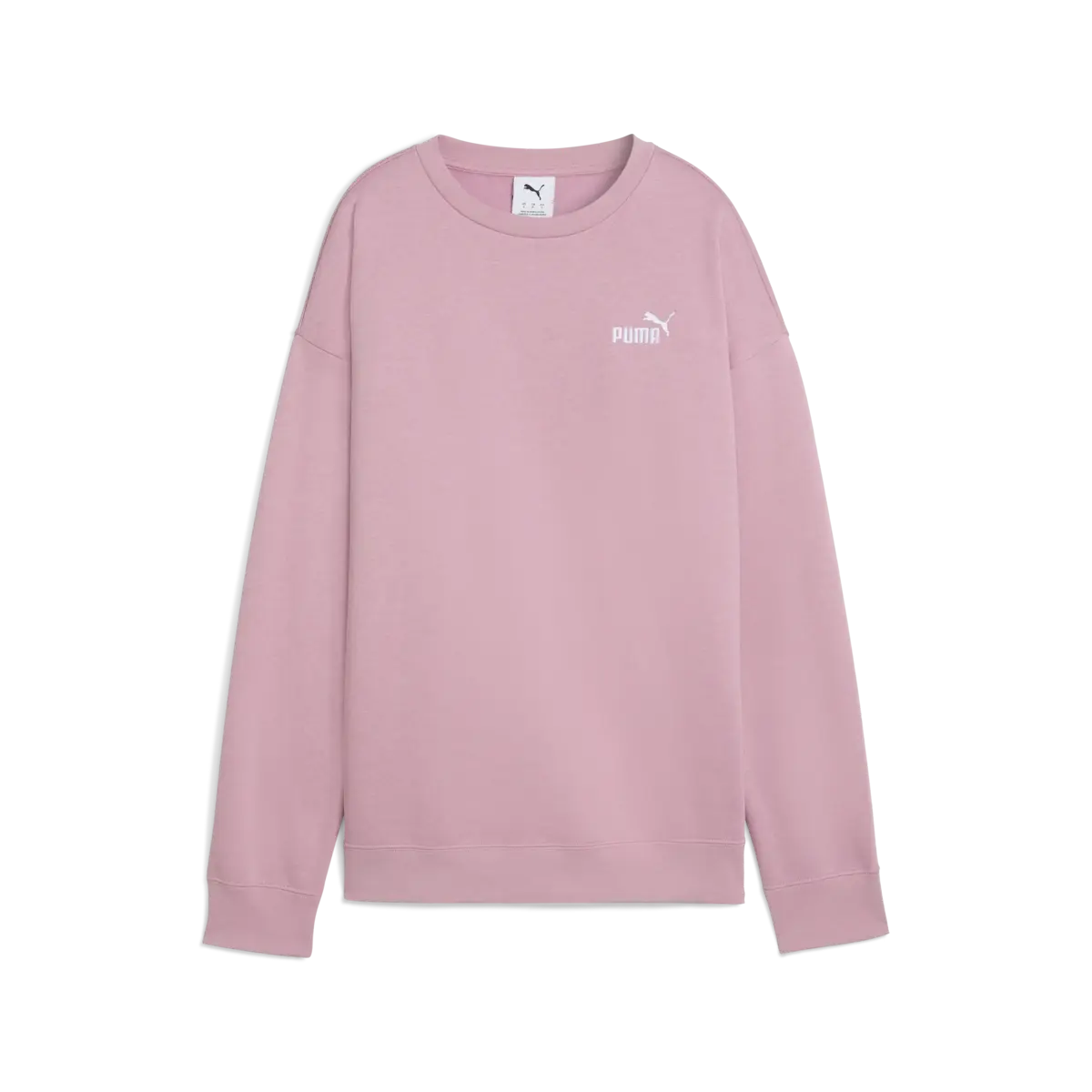 Puma ESS Small Logo Relaxed Crew Pembe Kadın Sweatshirt