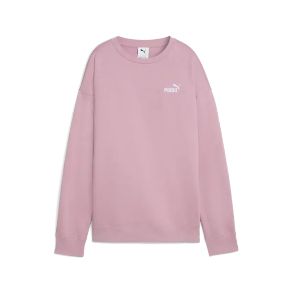 Puma ESS Small Logo Relaxed Crew Pembe Kadın Sweatshirt