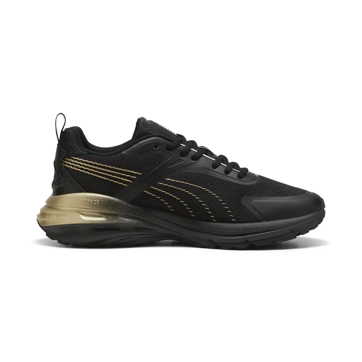 PUMA Hypnotic Metallic Shine Siyah Unisex Yürüyüş ve Koşu Ayakkabısı