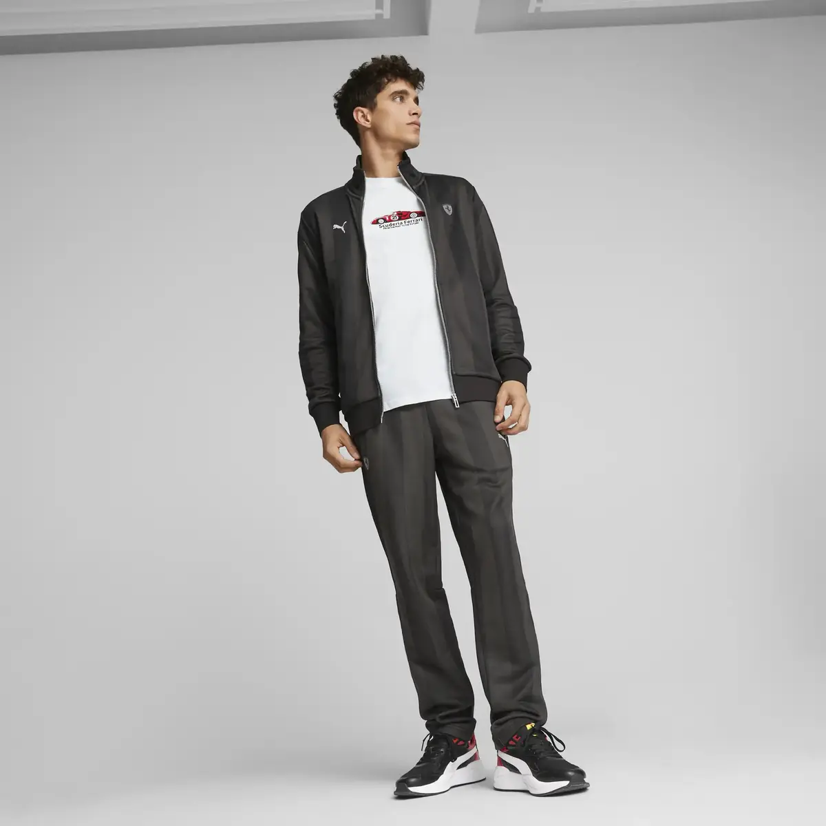 Puma Ferrari Style T7 Track Pants Siyah Erkek Eşofman Altı