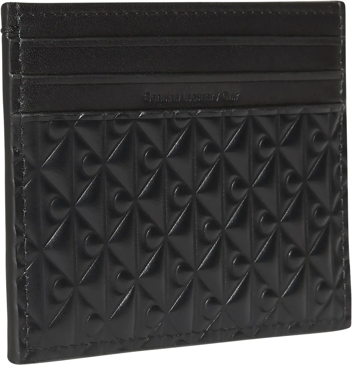 Calvin Klein EMBOSSED EMBLEM CARD CASE Erkek Siyah Cüzdan