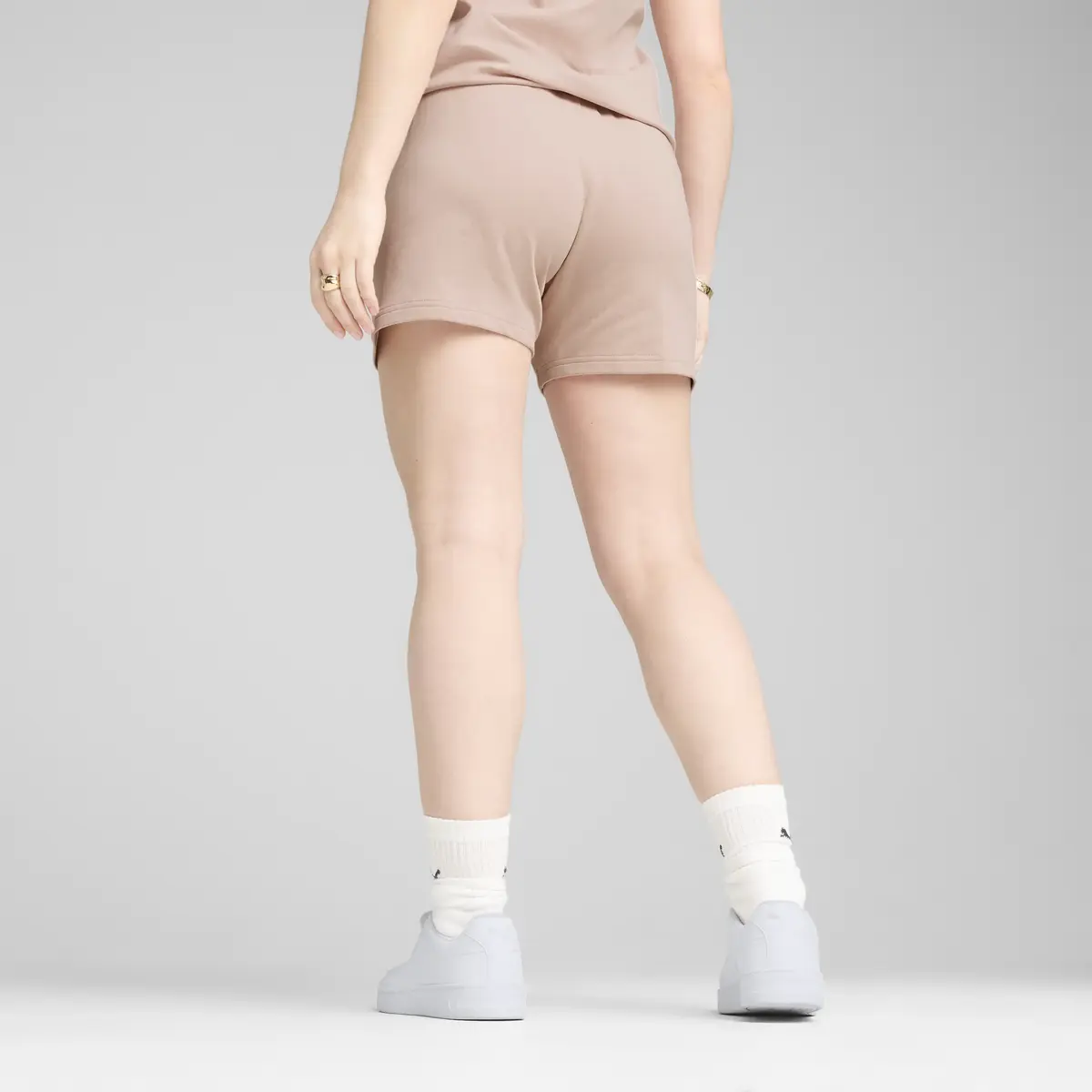 Puma ESS ELEVATEDMid-RiseShorts5" Pembe Kadın Şort
