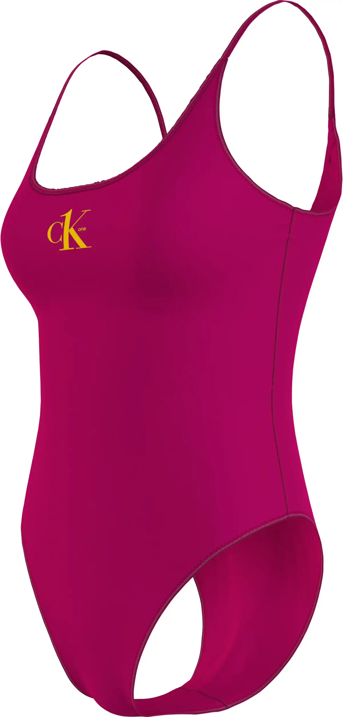Calvin Klein SCOOP BACK ONE PIECE Kadın Pembe Mayo