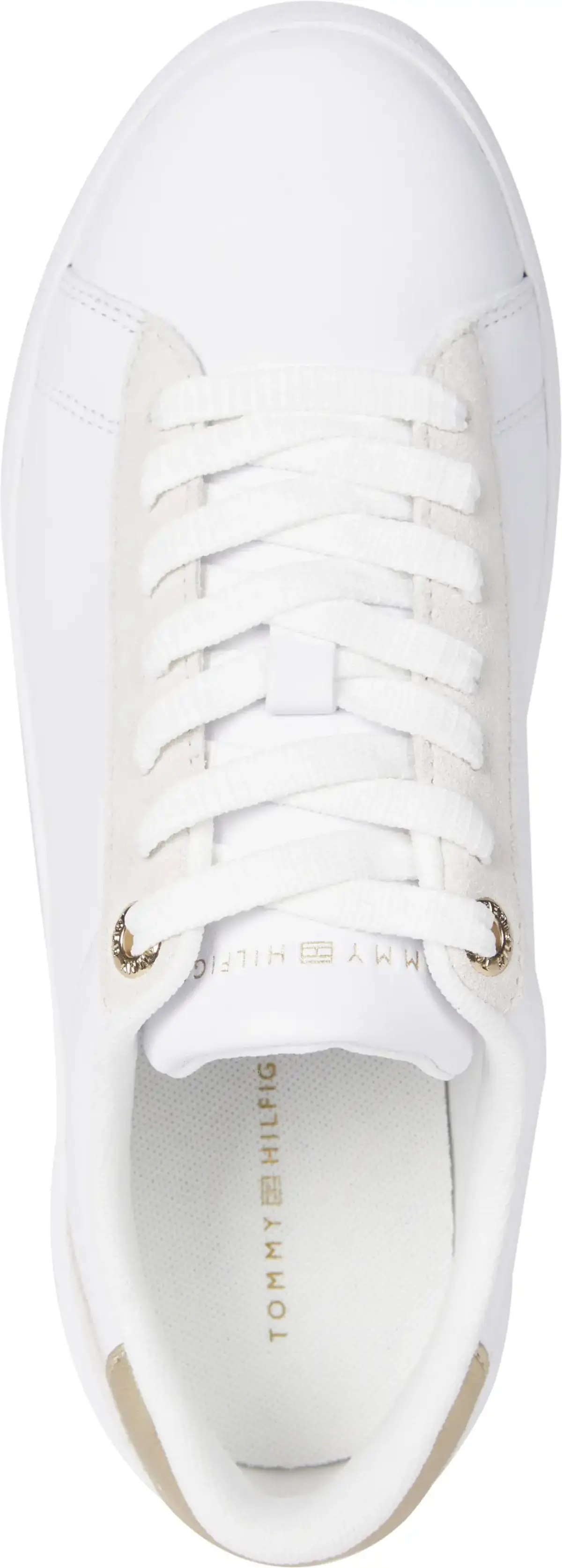 Tommy Hilfiger CHIC COURT SNEAKER, YBS Beyaz Kadın Spor Ayakkabı & Sneaker