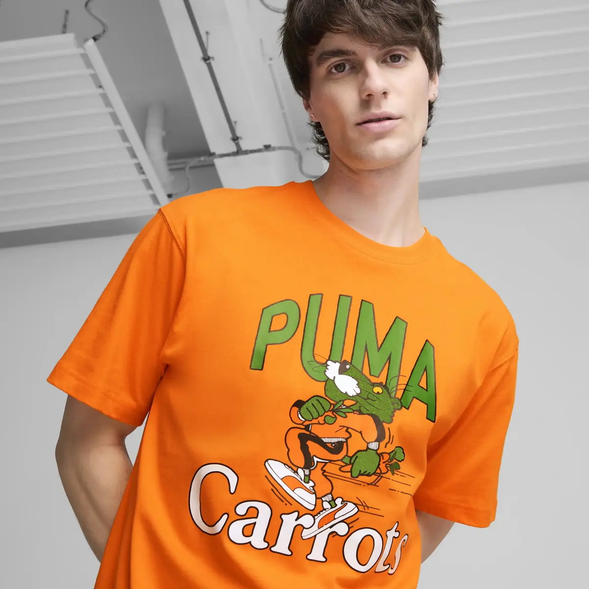 Puma X CARROTS Graphic Tee Turuncu Erkek T-Shirt