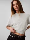 SS CROPPED BOXY GRAP, 3Q0, XXS
