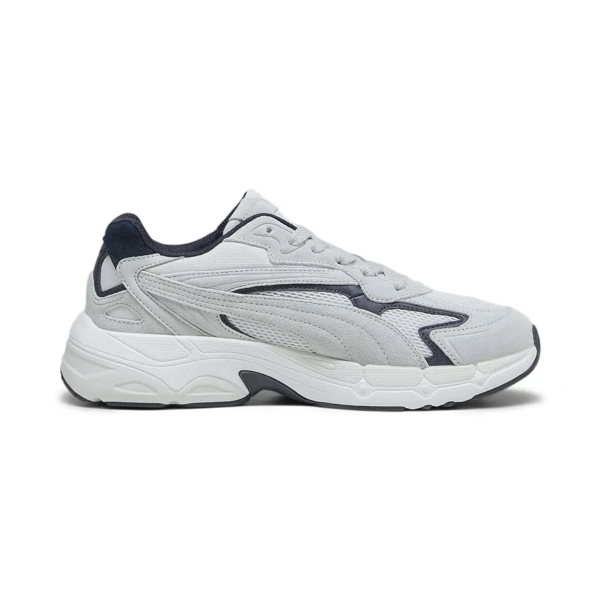 Puma Teveris NITRO Ash Gray-New Navy Gri Erkek Günlük Spor Ayakkabı