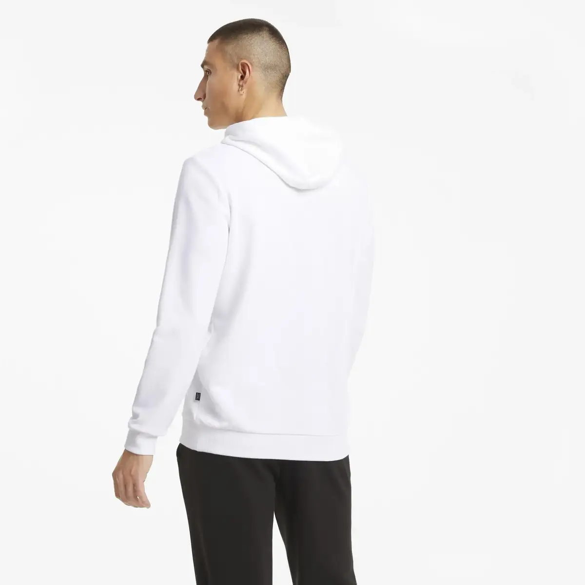 Puma ESS Big Logo Hoodie TR Beyaz Erkek Hoodie