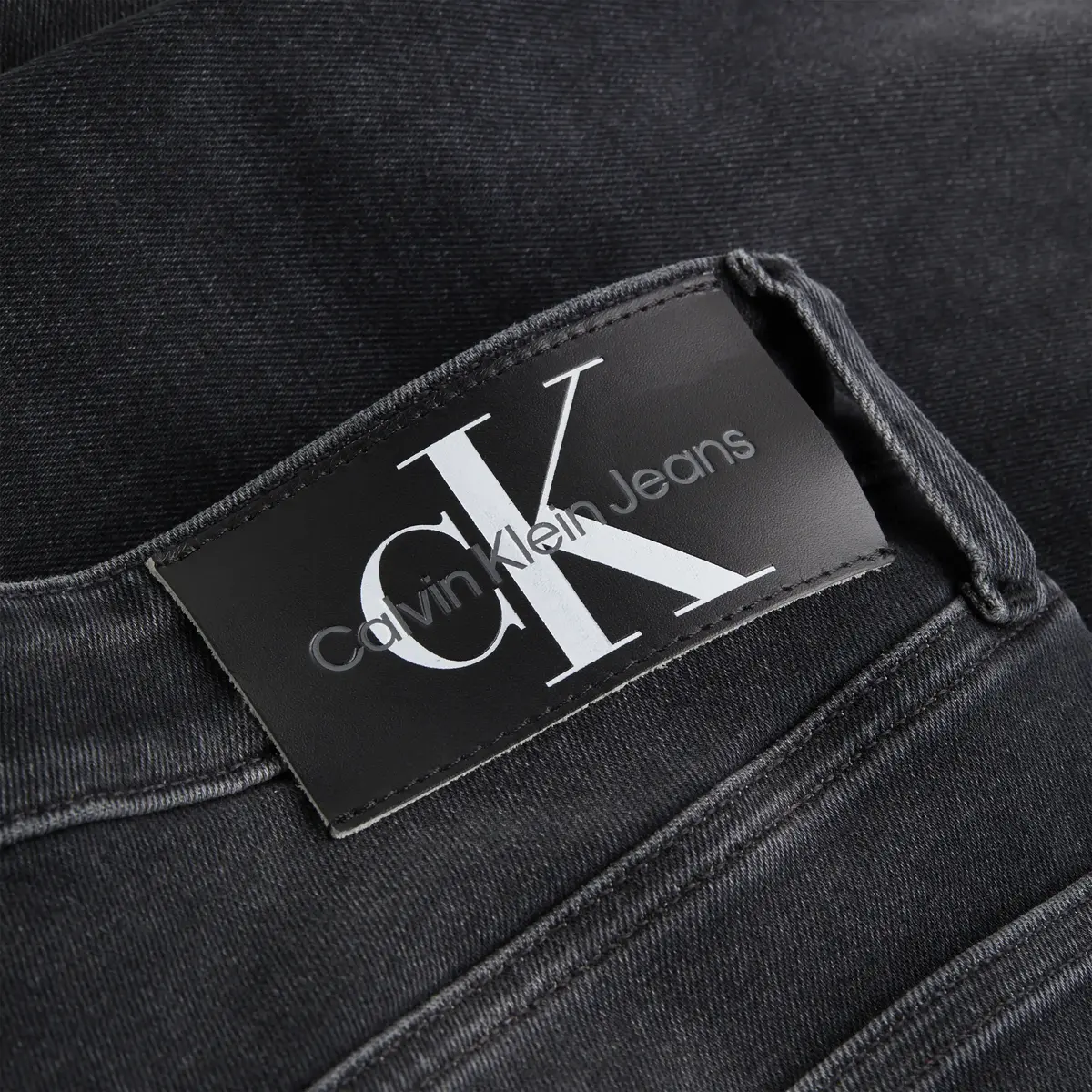Calvin Klein SLIM Erkek Siyah Kot Pantolon