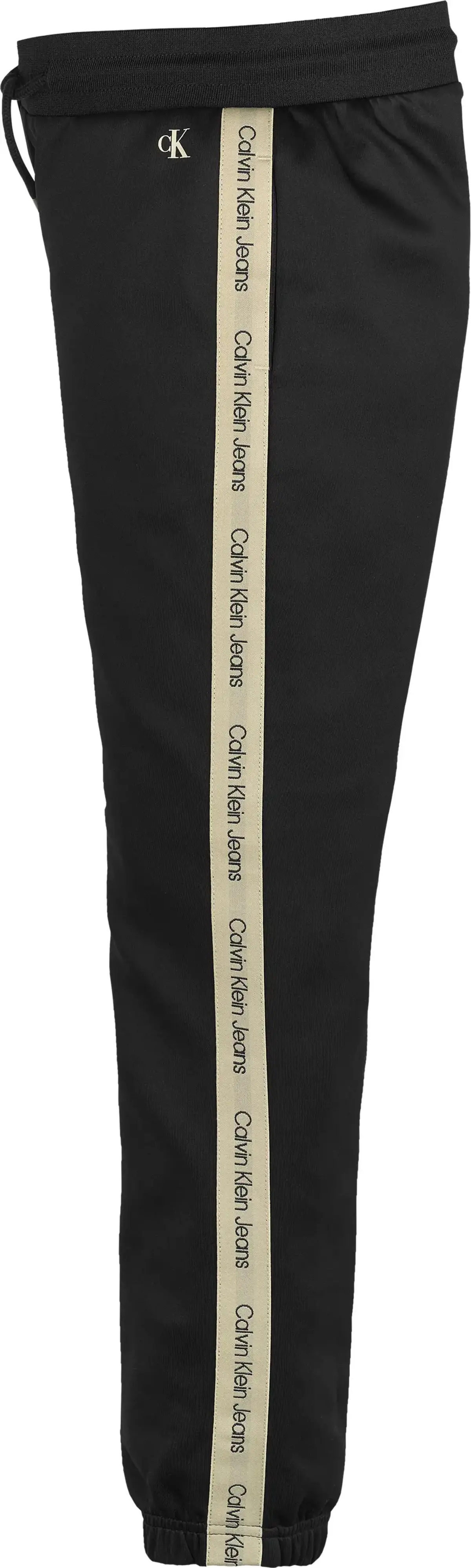 Calvin Klein LOGO TAPE ZIP-UP HWK Erkek Siyah Eşofman Takımı