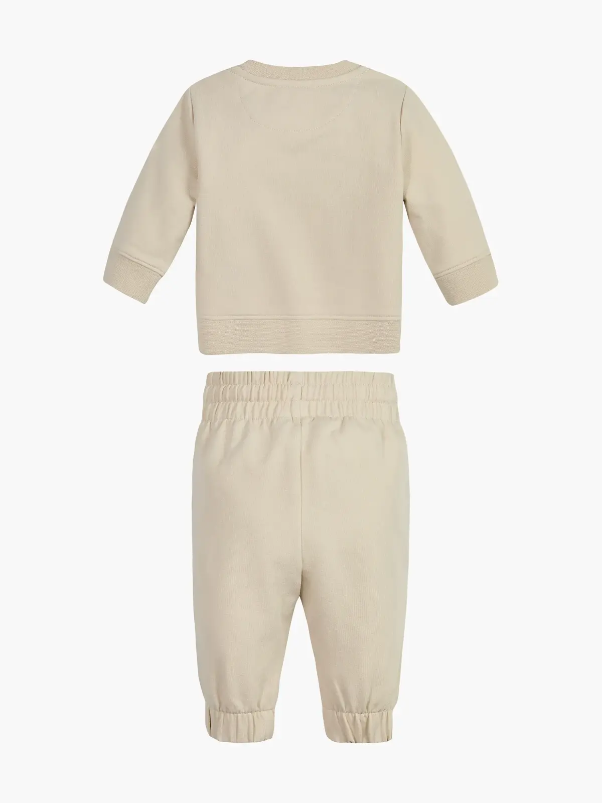Calvin Klein MONOGRAM CN SWEATSHI Bebek Krem Eşofman Takımı