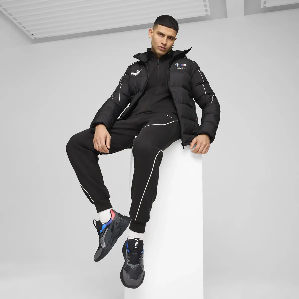 Puma BMW MMS MT7+ ECOLITE JKT Siyah Erkek Şişme Mont