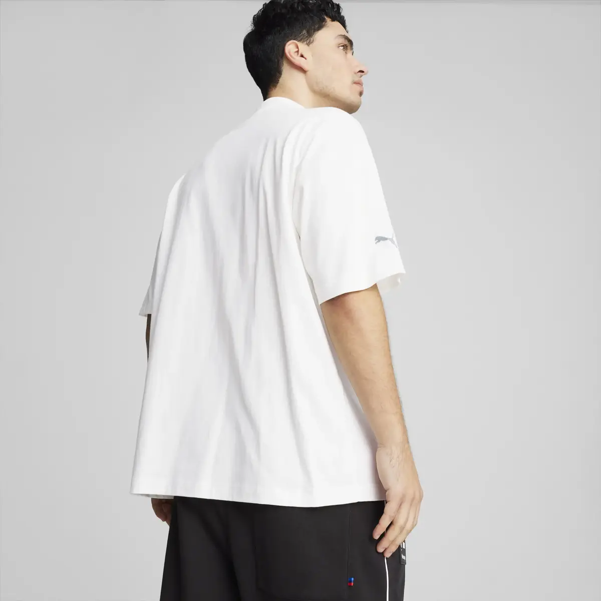 Puma BMW MMS STATEMENT CAR TEE Beyaz Erkek T-Shirt & Polo
