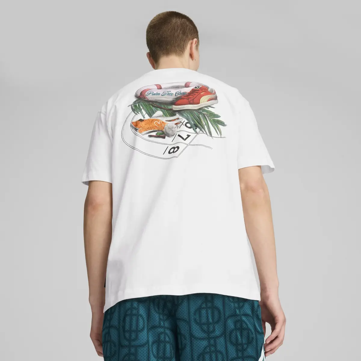Puma X PTC Graphic Tee Beyaz Erkek T-Shirt