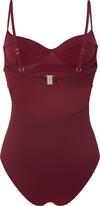 Calvin Klein BALCONETTE ONE PIECE Kadın Bordo Mayo