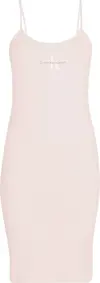 Calvin Klein MONOLOGO STRAPPY DRE, TGE Pembe Kadın Elbise-Etek