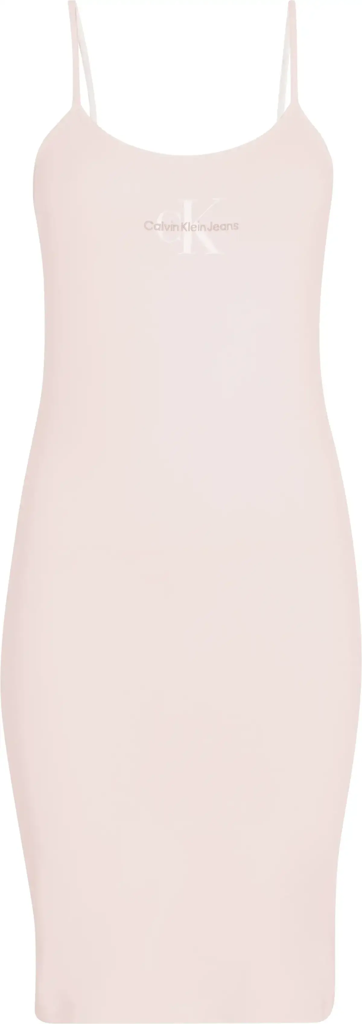 Calvin Klein MONOLOGO STRAPPY DRE, TGE Pembe Kadın Elbise-Etek