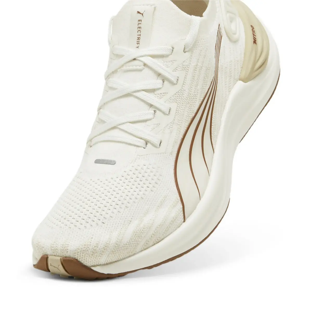 Puma Electrify Nitro 3 Knit Wns Beyaz Kadın Yürüyüş ve Koşu Ayakkabısı
