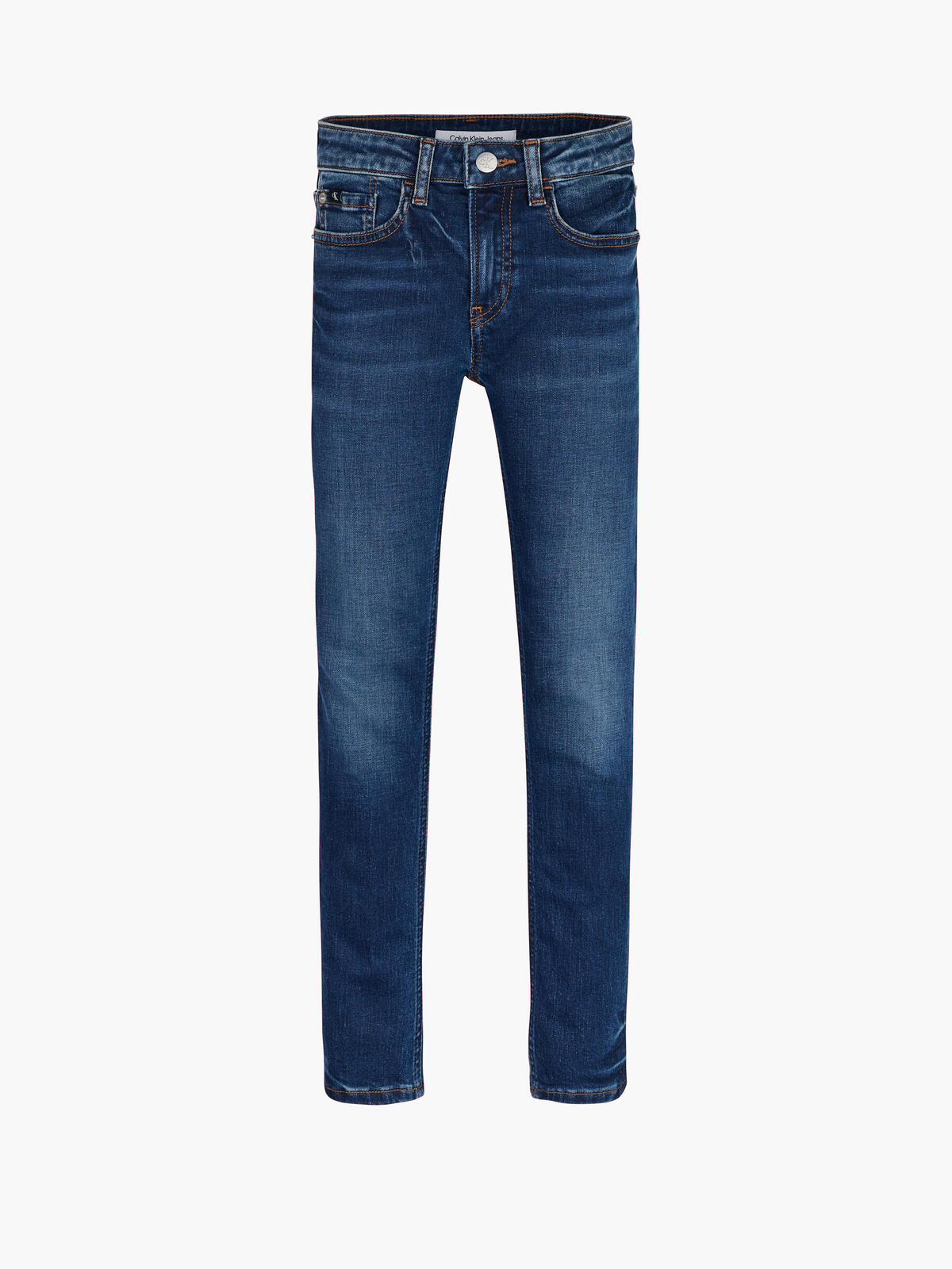Calvin Klein SKINNY DARK BLUE CLE Erkek Mavi Kot Pantolon
