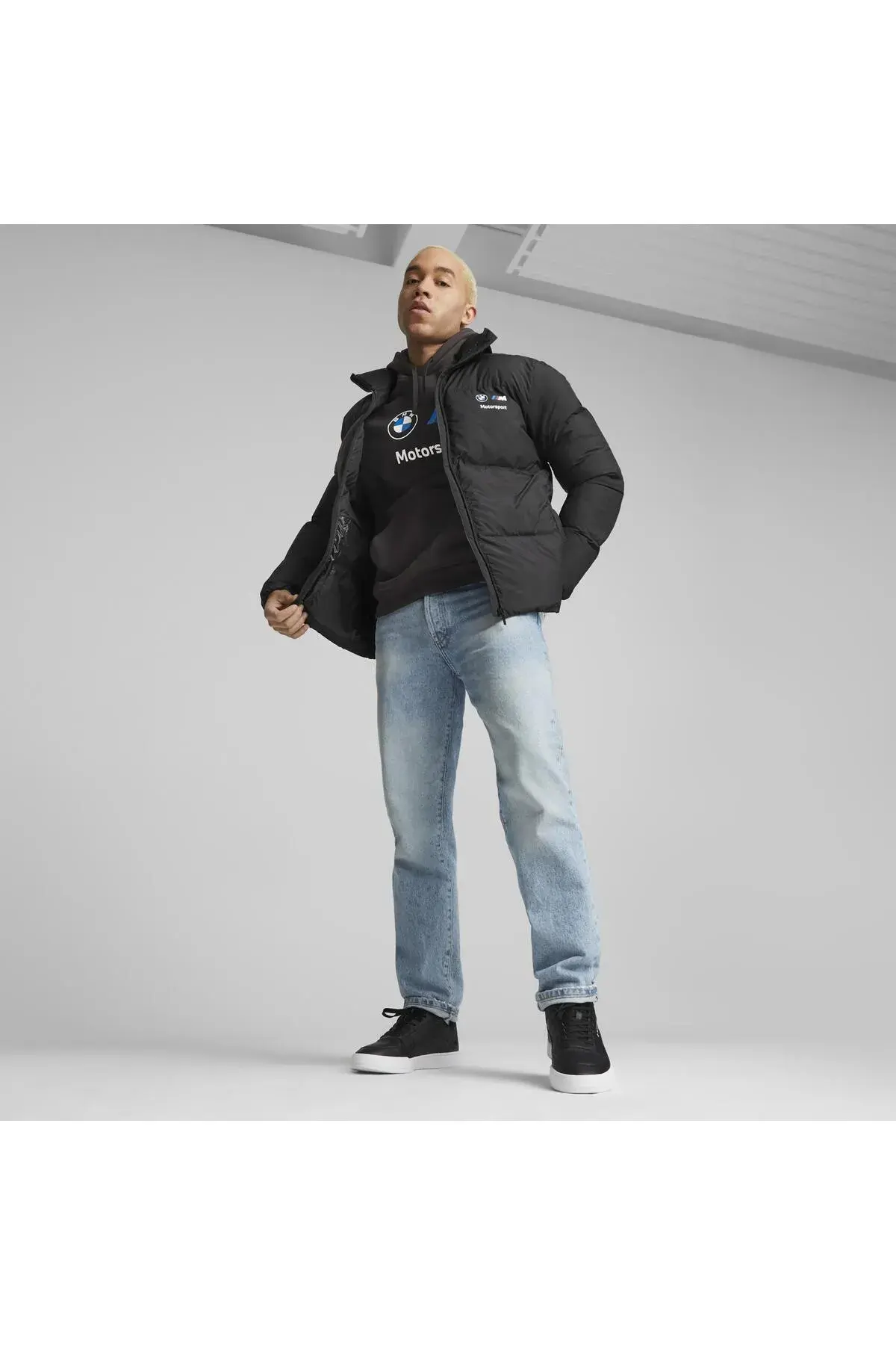 Puma BMW MMS ESS Padded Jacket Siyah Erkek Şişme Mont
