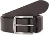 Calvin Klein CLASSIC FLAT R LTHR, GRP Kahverengi Erkek Kemer