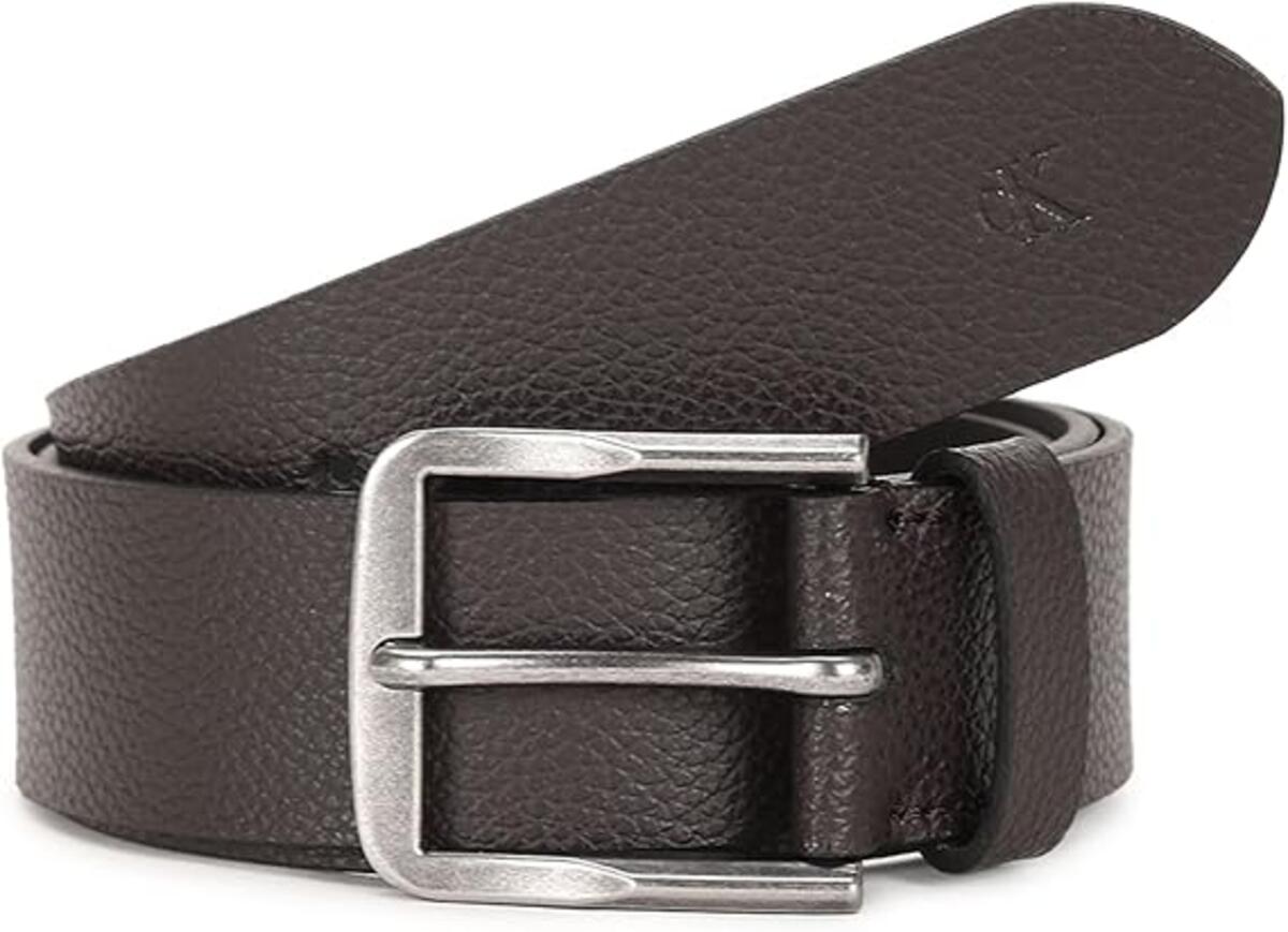Calvin Klein CLASSIC FLAT R LTHR, GRP Kahverengi Erkek Kemer