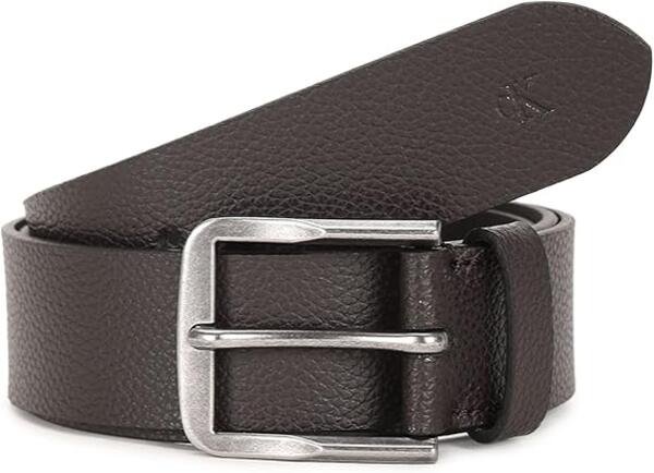 Calvin Klein CLASSIC FLAT R LTHR, GRP Kahverengi Erkek Kemer