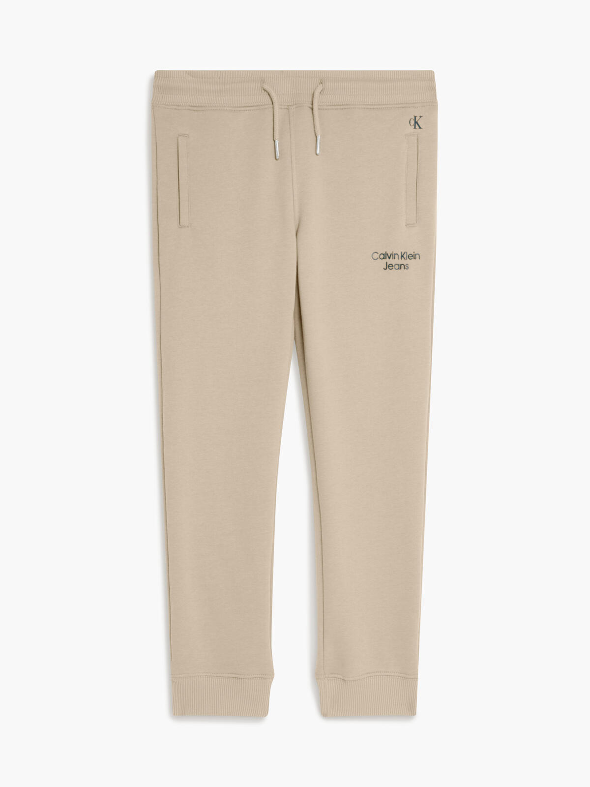 Calvin Klein CKJ STACK LOGO SWEAT Erkek Krem Eşofman Altı