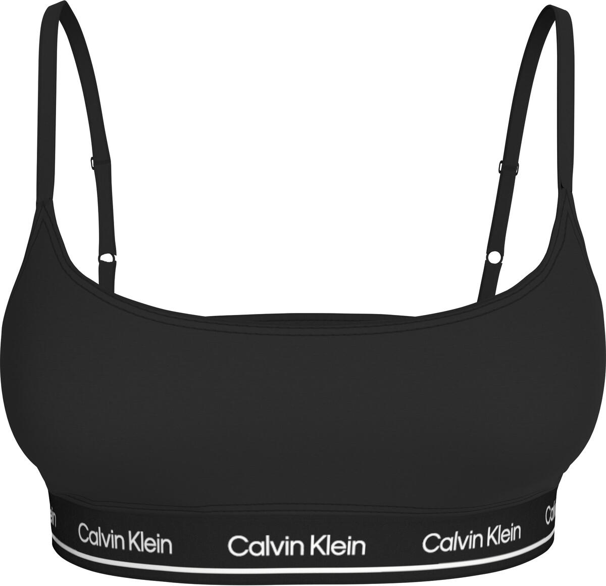 Calvin Klein BRALETTE-RP Kadın Siyah Bikini Üstü