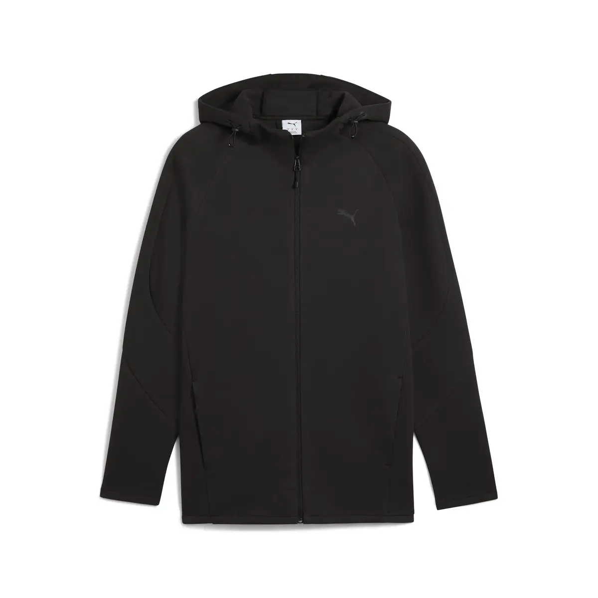 Puma EVOSTRIPE Core FZ Hoodie Siyah Erkek Fermuarlı Üst