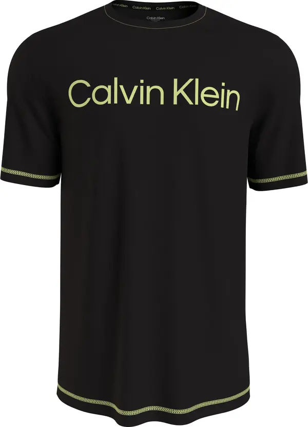 Calvin Klein S/S CREW NECK Erkek Siyah T-Shirt