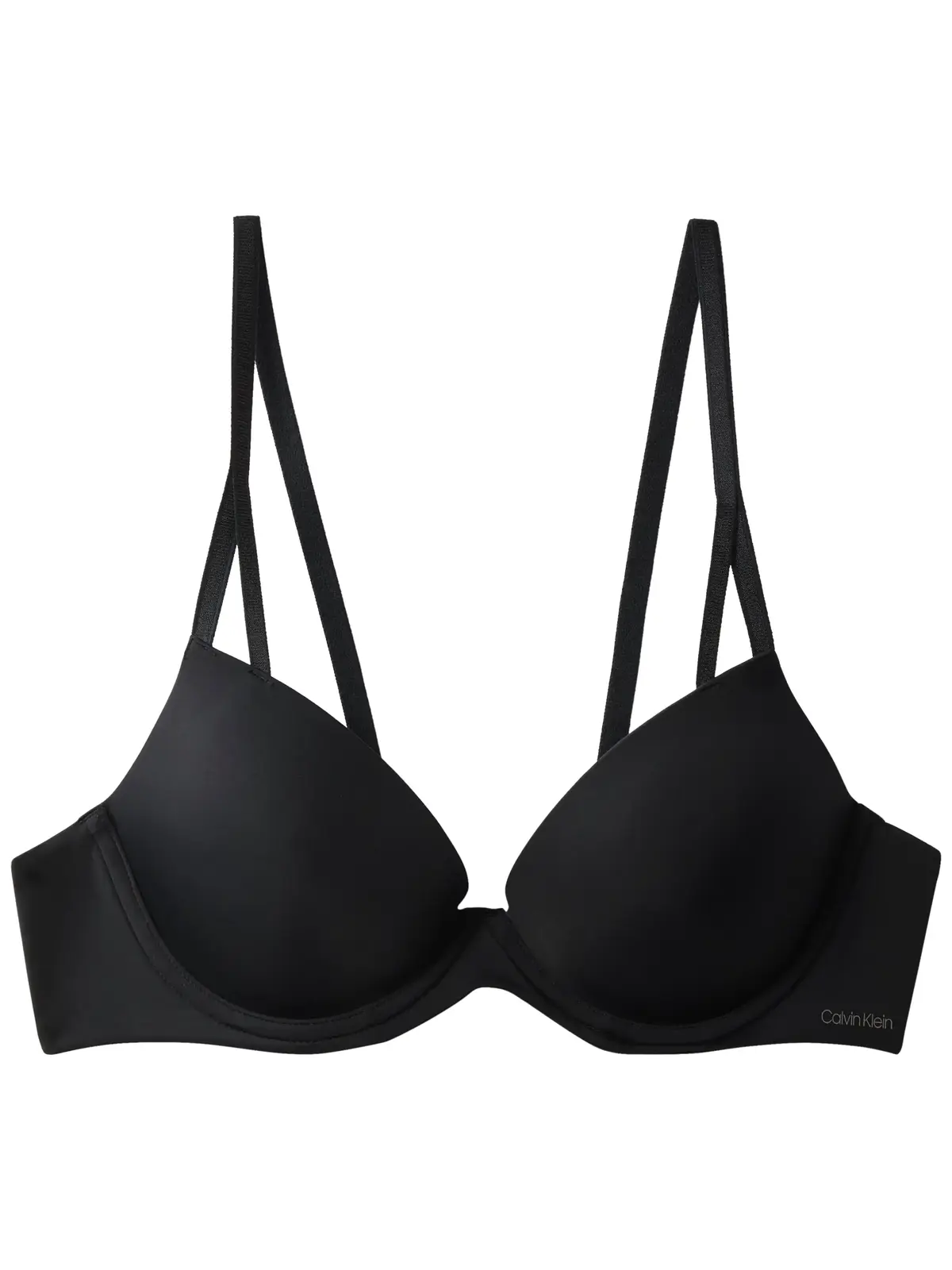 Calvin Klein PUSH UP PLUNGE Siyah Destekli Dekolte Sütyeni