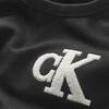 Calvin Klein TOWELLING MONO CN SW Erkek Siyah Sweatshirt
